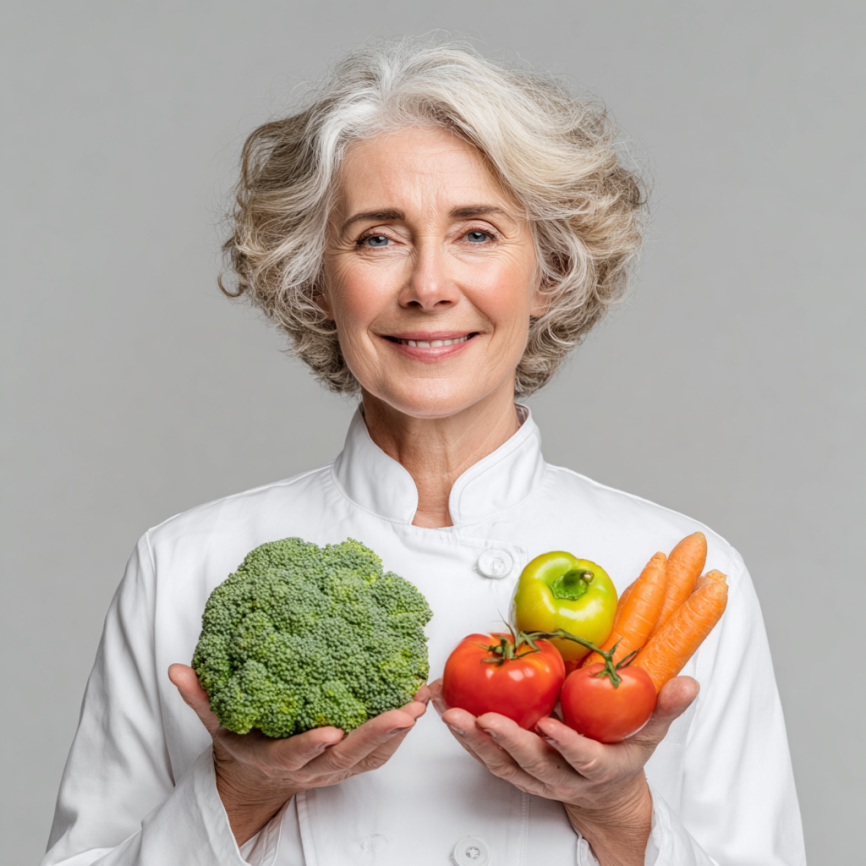 Здорова літня пара готує разом на кухні